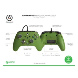 Pad PowerA Enhanced Soldier do Xbox Series X/S, Xbox One, PC Przewodowy