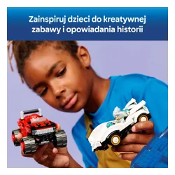 LEGO 77118 Sonic the Hedgehog Silver w samochodzie kontra Knuckles w monster trucku