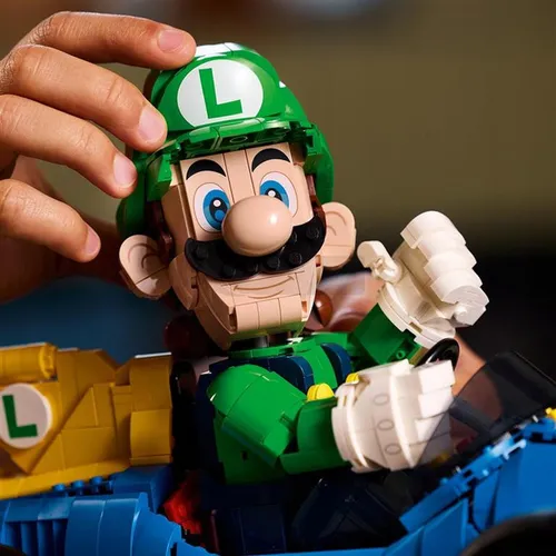 LEGO Super Mario 72050 Mario Kart - Luigi i Mach 8, zestaw klocków 18+