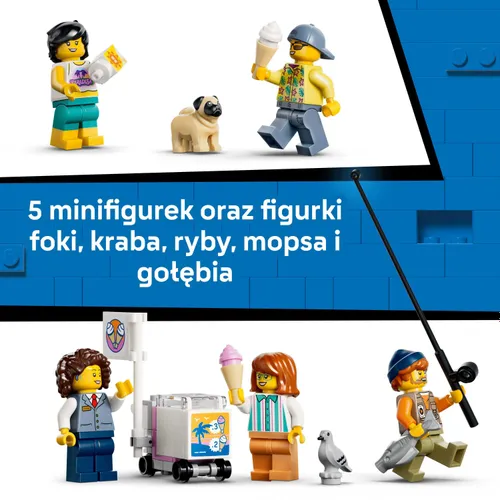 LEGO City 60506 Tramwaj przy plaży, zestaw klocków 7+