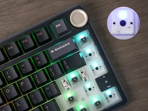 Klawiatura ROYAL KLUDGE R75 Phantom Brown Switch