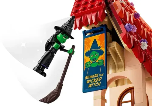 LEGO Wicked 75690 Wizyta Glindy i Elphaby w Munchkinland