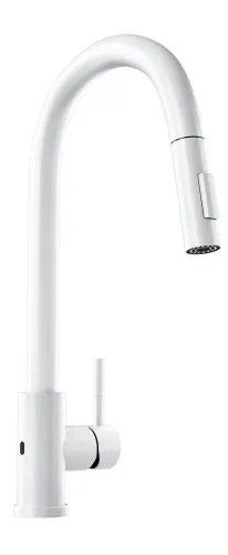 Bateria Globalo Loretio White 1.1 Biały Stal nierdzewna