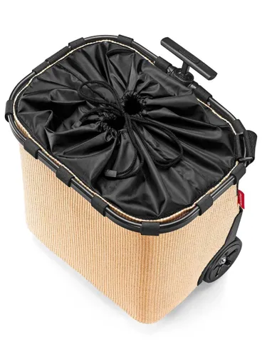 Wózek torba na zakupy Reisenthel Carrycruiser - raffia black