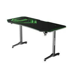 Biurko Ultradesk FRAG XXL 160cm Czarno-zielony