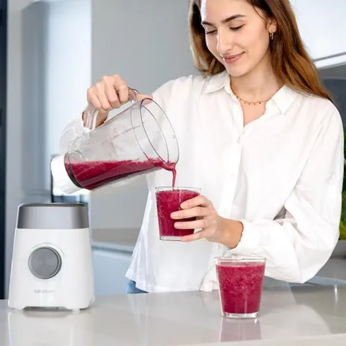 Blender kielichowy CECOTEC Power White Titanium 1300 MAX B Biały