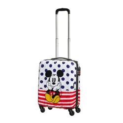 Walizka kabinowa American Tourister Disney Legends - Mickey blue dots