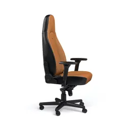 Fotel Noblechairs ICON Gamingowy do 150kg Skóra naturalna Brązowo-czarny