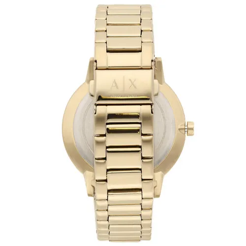 Armani Exchange Cayde Hediye Seti AX7119 Gold / Gold Saati