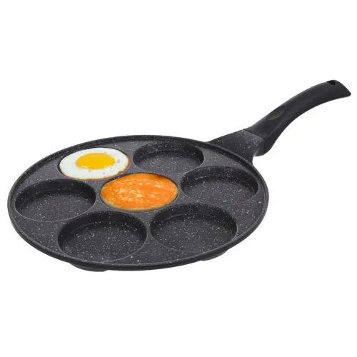 Patelnia do pancakes aluminiowa nieprzywierająca GRANDE CZARNA 27 cm