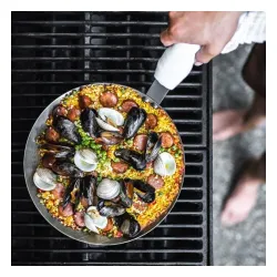 DE BUYER Mineral B Element 24 cm grafitowa - patelnia stalowa