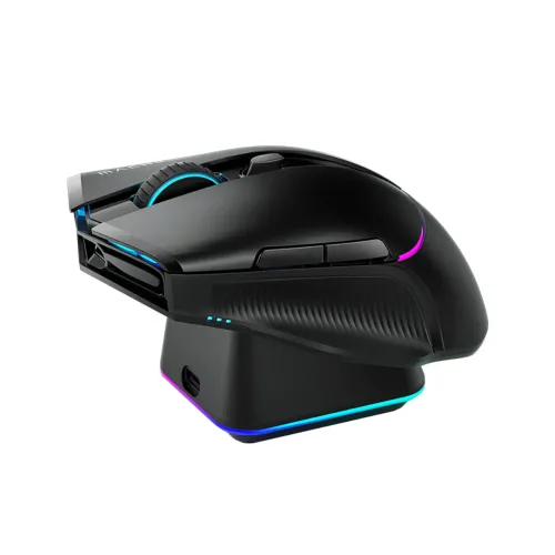 Myszka gamingowa Machenike L8 Pro Bezprzewodowa ze stacją ładującą Czarna