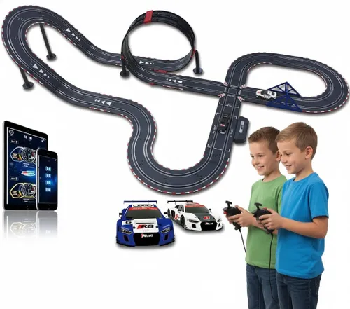 Tor wyścigowy samochodowy COIL zestaw mega tory skala 1:43 7.5m licencja AUDI