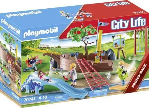 PLAYMOBIL City Life 70741 Plac zabaw z wrakiem statku