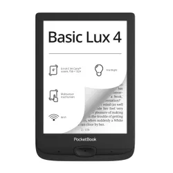 Czytnik E-booków Pocketbook Basic Lux 4 - 6" - 8GB -WiFi - czarny