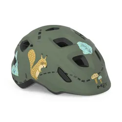 Kask rowerowy dziecięcy MET Hooray green forest glossy