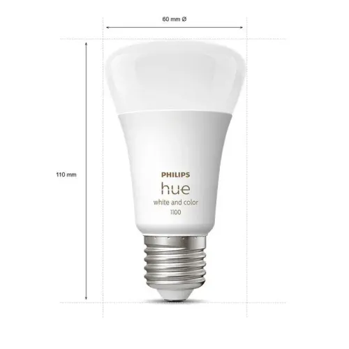 Żarówka LED Philips Hue White and Colour Ambiance E27 2 szt. + mostek