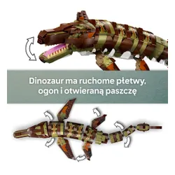 LEGO 76974 Jurassic World Misja na łodzi i model mozazaura