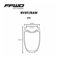 Komplet kół FFWD RYOT44 SET FCC