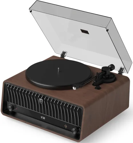 Gramofon PHILIPS TAV9000D/10 Brązowy, Automatyczny, Napęd paskowy, USB, Prędkość odtw. 33 1/3, 45 obr./min