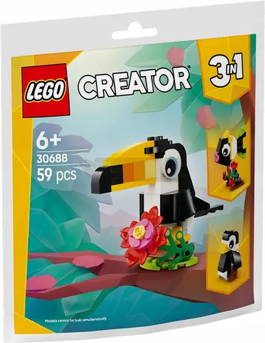 LEGO CREATOR 30688 Tropikalny tukan 3w1 POLYBAG