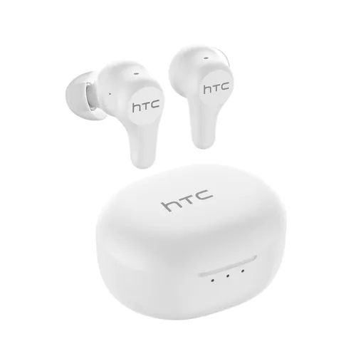 Słuchawki bezprzewodowe HTC Wireless Earbuds Plus Dokanałowe Bluetooth 5.0 Biały