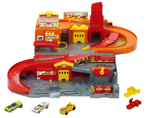 Tor Hot Wheels Stunt Tracks Rajdowe Miasto JFH37