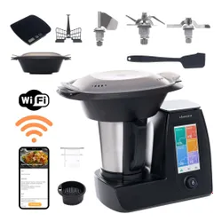Robot wielofunkcyjny KOHERSEN CY021 2000W z wagą i funkcją gotowania (Wi-Fi) Czarny