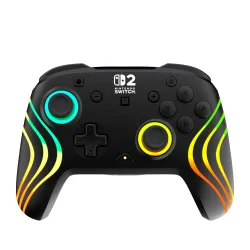 Pad Turtle Beach Afterglow Wave Wireless RGB Controller do Nintendo Switch 2 Bezprzewodowy Czarny
