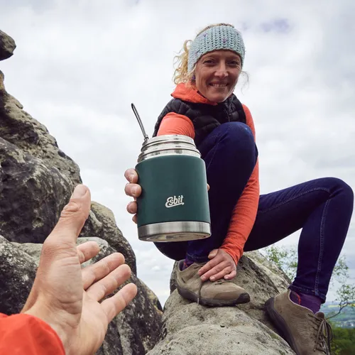 Termos na żywność Esbit Sculptor Stainless Steel Food Jug 750 ml forest green