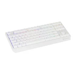 Klawiatura mechaniczna Genesis Thor 230 TKL US RGB Outemu Red Biały