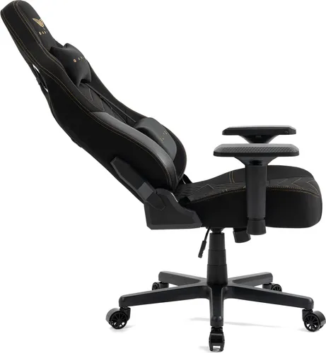 Fotel GAMVIS Elite 2.0 XL Basic Czarny (złote elementy)