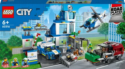 Конструктор Lego City полицейский участок (60316)