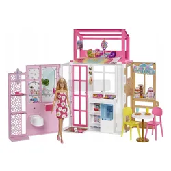 Barbie Kompaktowy domek + lalka (HCD48)