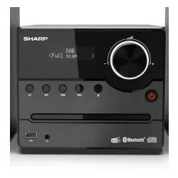 Wieża Sharp XL-B517D 15W Bluetooth Radio FM, DAB+ Czarny