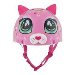 Kask rowerowy RASKULLZ Astro Cat Różowy dla Dzieci (rozmiar XS)