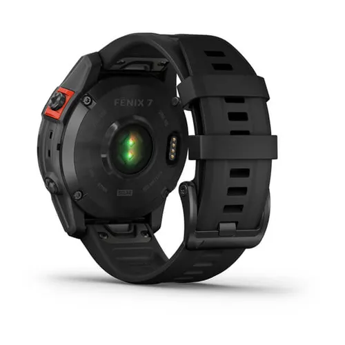 Смарт-часы Garmin FENIX 7 Solar серый с черным ремешком (010-02540-11)