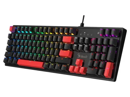 Klawiatura mechaniczna A4tech Bloody S520N BLMS Red Plus Czarny