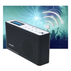 Radioodbiornik Opticum Sound Path Lite Radio FM Internetowe Wi-Fi Bluetooth Czarny