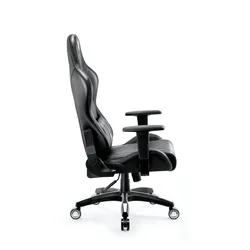 Fotel Diablo Chairs X-One 2.0 Normal Size Gamingowy do 160kg Skóra ECO Tkanina Czarno-biały