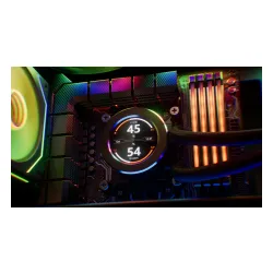 Chłodzenie Krux HydroGlance 360 ARGB LCD Czarny