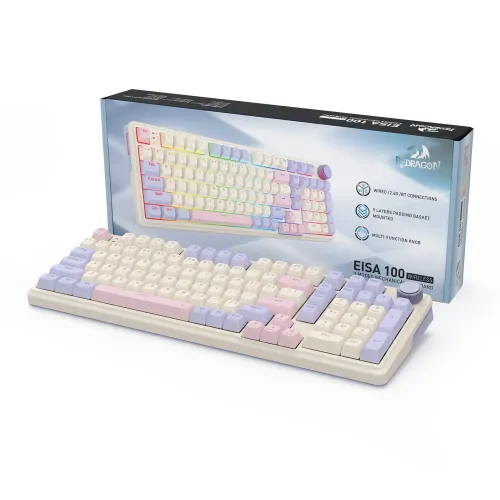 Klawiatura mechaniczna Redragon EISA 100 K768VI-WL