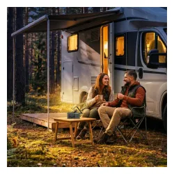 Radioodbiornik Hawk Expedition R10 Na korbkę, Solarne, Latarka, Radio FM Szary