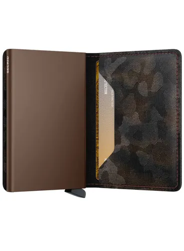 Portfel RFID Secrid Slimwallet Jungle - brown