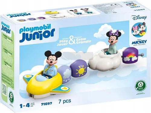 PLAYMOBIL JUNIOR 71697 DISNEY MYSZKA MIKI Przejażdżka w chmurach Miki Minni