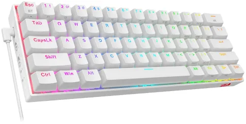 Klawiatura mechaniczna Redragon Draconic PRO K530 Brown Switch Biały