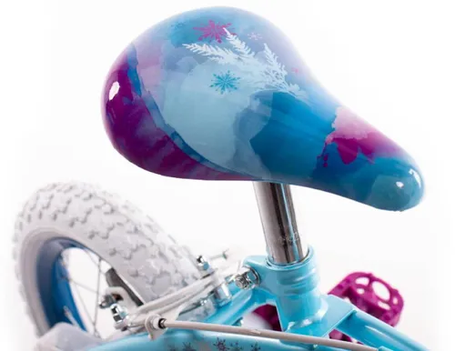 Rower dziecięcy HUFFY Disney Kraina Lodu 12 cali dla dziewczynki Niebieski