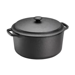 SKEPPSHULT Tradition 7 l czarny – garnek żeliwny z pokrywką