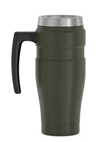 Podróżny kubek z uchwytem 470 ml Thermos Stainless King™ - army green