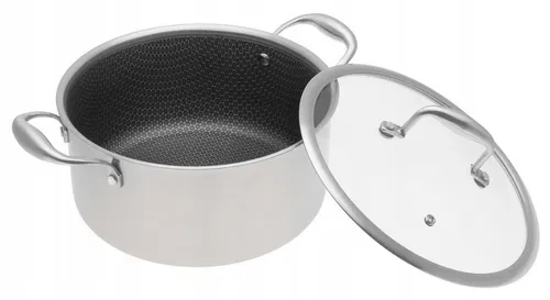 Garnek stalowy z powłoką nieprzywierającą plaster miodu 24cm 5l 2026